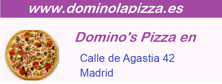 Dominos Pizza Calle de Agastia 42, Madrid